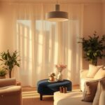 home summer decor beige cream dark blue