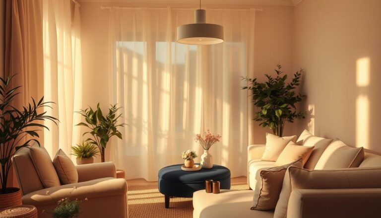 home summer decor beige cream dark blue